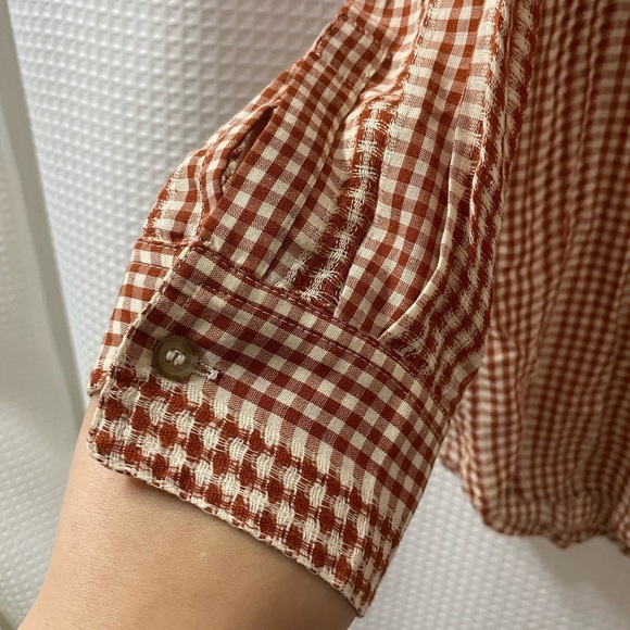 NWT L&G Gingham Pocket Tunic Shirt - Picture 7 of 9